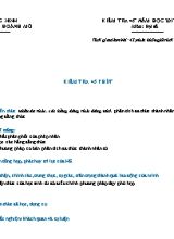 Giáo án Đại số Lớp 8 - Tiết 11 Kiểm tra 45 phút - Năm học 2017-2018 - Trường THCS & THPT Hoành Mô